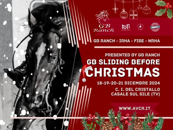 GB RANCH Sliding Before Christmas IRHA-FISE-NRHA 2024